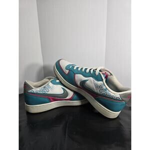 Nike Size 9 INDEE Womens Shoes 318489-100 Teal Pink And White